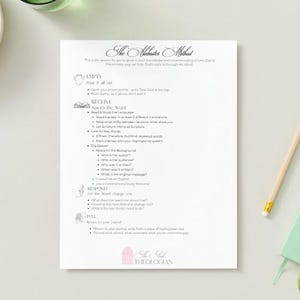 Die Alabastermethode Tip-In Karte | Bibelstudien Kurzanleitung | Digitaler Download | Bibel Einlage