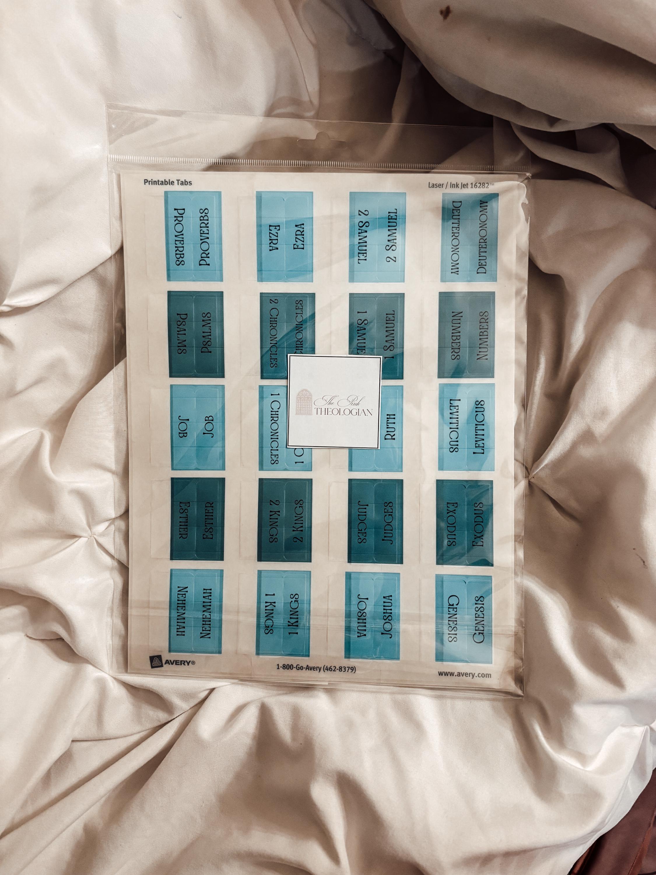 Custom Bible Tabs | Christian Study, Personalized - Etsy