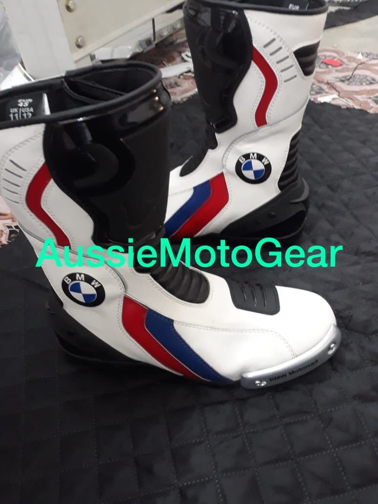 BMW MOTORRAD Boots MotoGP Schuh Motorrad Lederstiefel Etsy