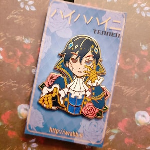 Ashes to Ashes Vocaloid Kaito Emalj Pin