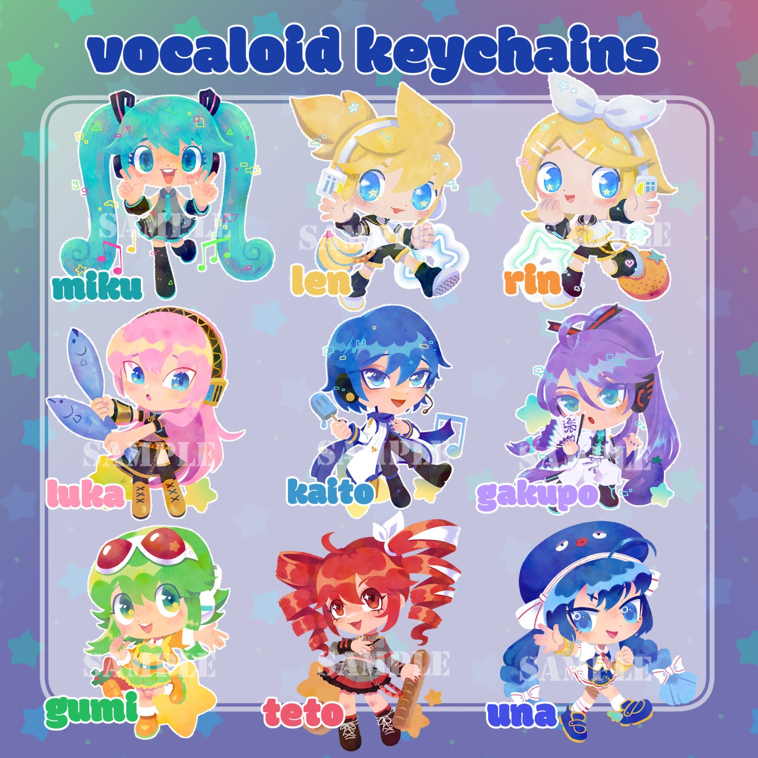 Hatsune Miku Stickers Vocaloid Sticker Project Sekai Stickers