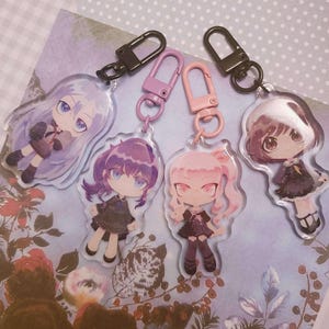 Project Sekai 25ji Nightcord Keychains (Kanade, Mafuyu, Mizuki, Ena)