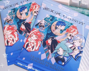 Houseki/ Land of the Lustrous Enamel Pin B grade Bag (random HNK pins inside)