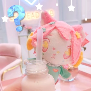 Pink Lemonade 20cm Original Character Cat Plushie