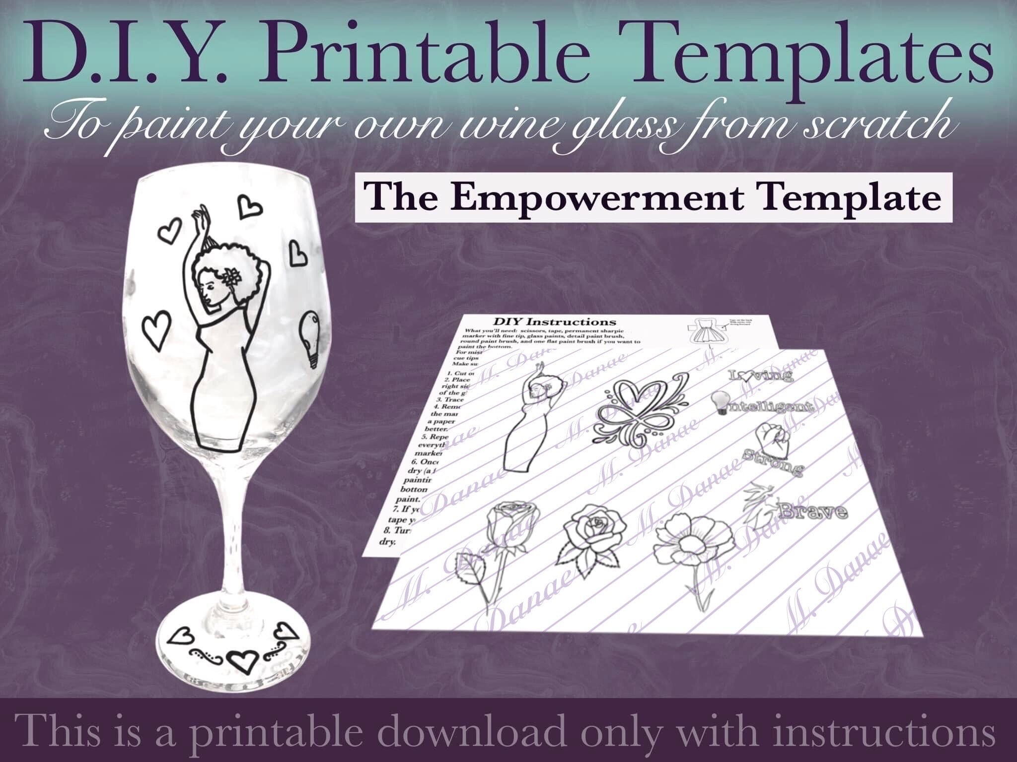 The Empowerment Printable Template Download for DIY Wine