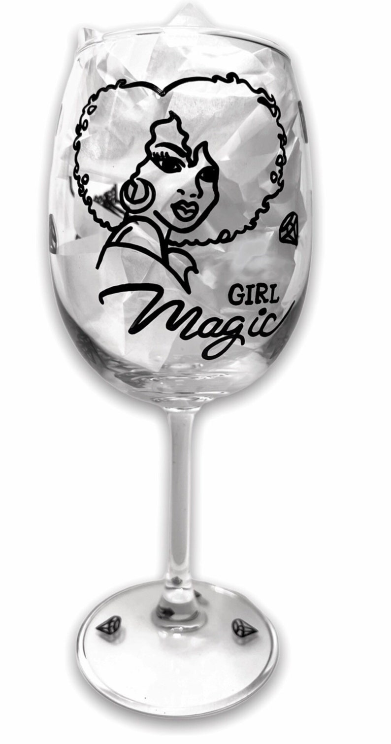 Girl Magic Wine Glass Painting Kit / Paint Party / Paint and Etsy