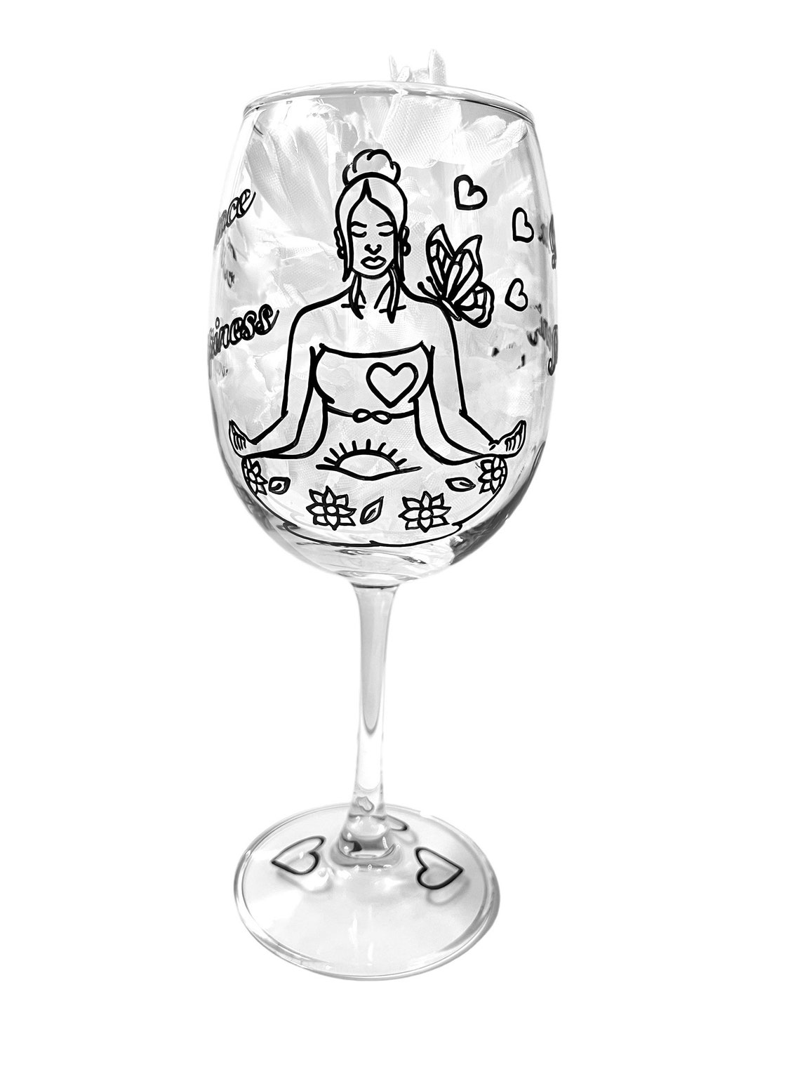 Selflove Wine Glass Painting Kit for Paint and Sip Party / Etsy