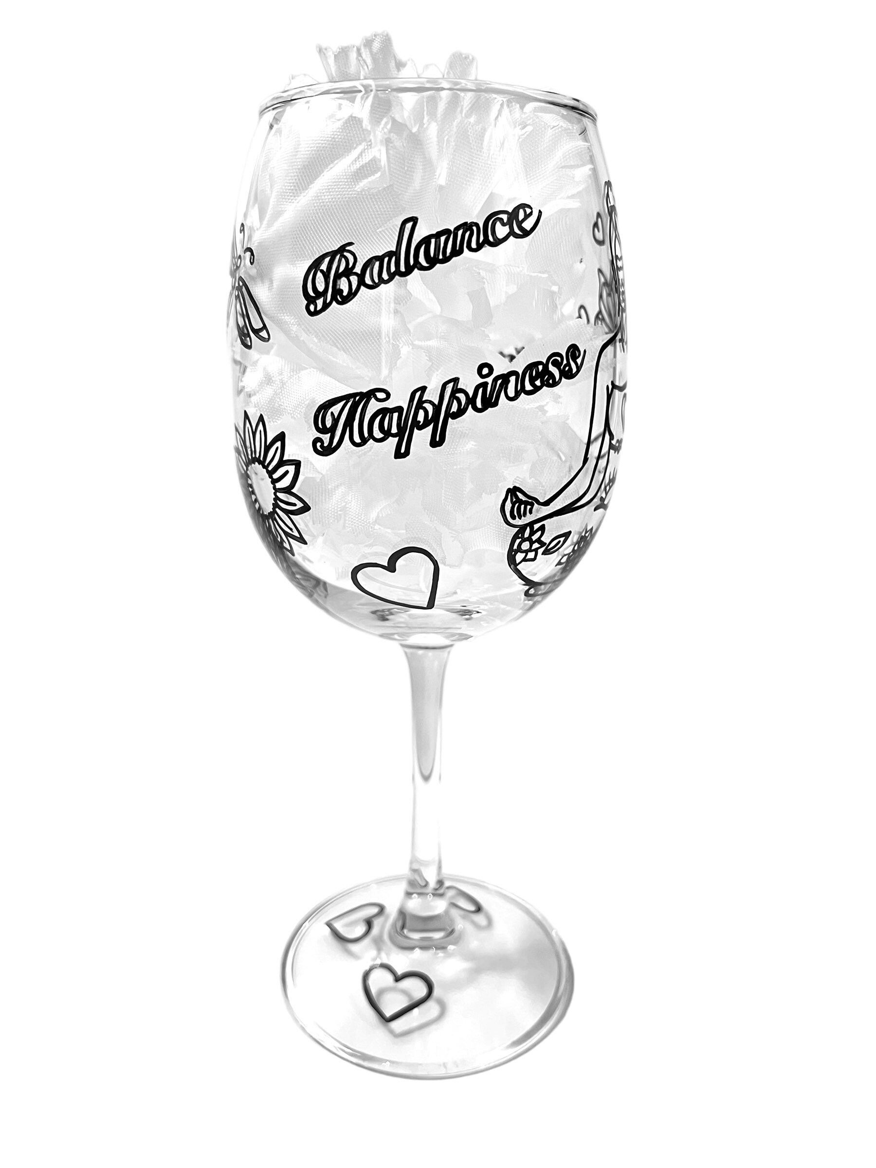 Selflove Wine Glass Painting Kit for Paint and Sip Party / Etsy