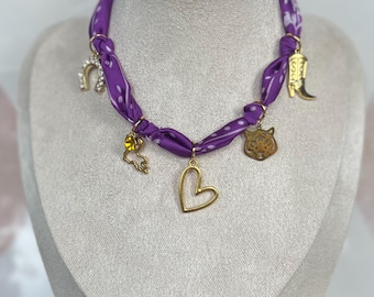 LSU Bandana Anhänger Halskette * Individuell anpassbar