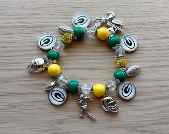 Greenway Packers Charm Bracelet | Packers Bracelet