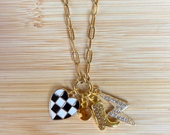 Colorado University Charm Necklace 14k gold plated  *Customizable