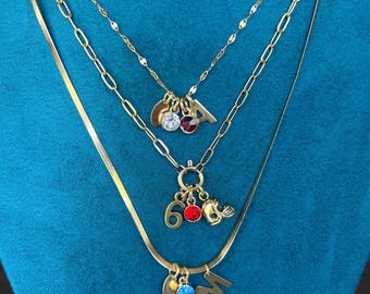 Bedelketting voetbal initialen *aanpasbaar