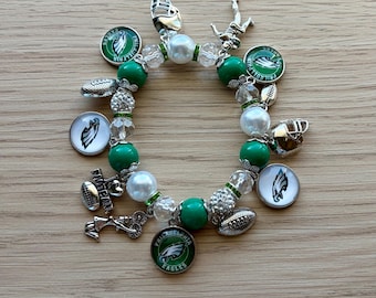 Philadelphia Eagles Charm Bracelet | Eagles Bracelet