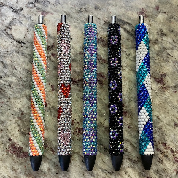 Rhinestone Pen Template Etsy