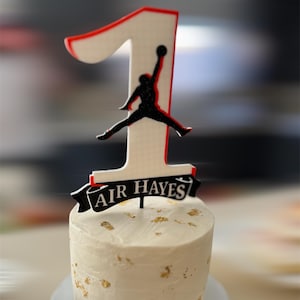 Custom 3D Printed Cake Topper: Personalized Birthday Party Decor