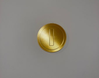 Gold Limited edition "Super Mario Brothers Movie" Golden Coin - Various Sizes