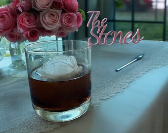 Custom Wedding Drink Tags: Personalized Drink Stirrers