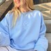 Smiley Drip Blue Sweatshirt 