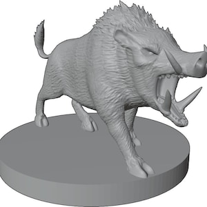 Eber Miniatur für D&D/Pathfinder (0,5 Punkte)