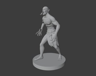 Ghoul Miniature for D&D/Pathfinder (1 point)