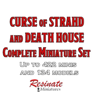 D&D Curse of Strahd: Complete Miniatures Package