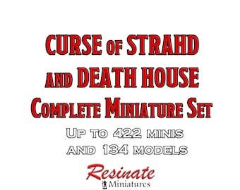 D&D Curse of Strahd: Complete Miniatures Package