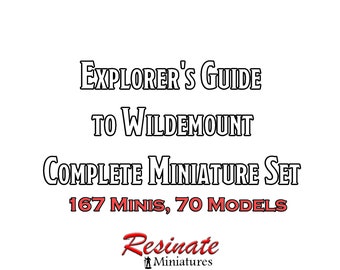 D&D Explorer's Guide to Wildemount Complete Miniatures Set (167 miniatures)