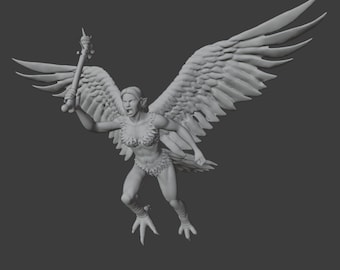 Harpy Miniature for D&D/Pathfinder (1 point)