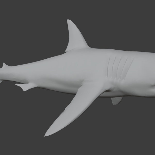 Giant Shark Miniature for D&D/Pathfinder (4 points)
