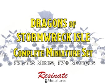 D&D Dragons of Stormwreck Isle Miniature Set (56 minis)