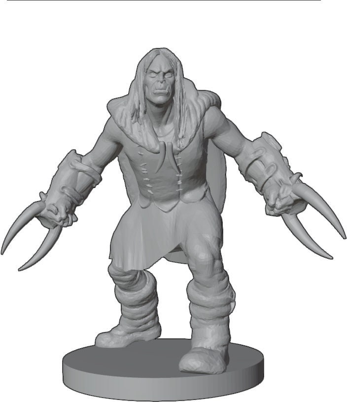 Anchorite of Talos Miniature for D&D/Pathfinder (1 point)