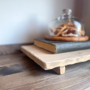 Wood Pedestal Riser, Wood Tray, Wood Stand, Bathroom Decor, Living Room Decor, Shelf Decor, Kitchen Decor, Plant Stand, Soap Riser Stand