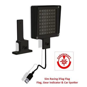 Sim Racing iFlag Flag - Flagga, Växelindikator & Bilspotter