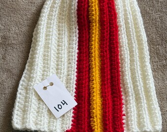 Winter Hat in Kansas City Chiefs colors #104
