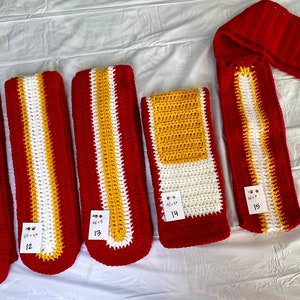 Winter Scarf in Kansas City Chiefs colors #15