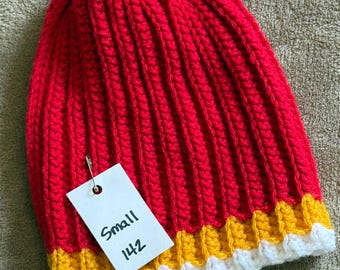 Winter Hat in Kansas City Chiefs colors #142