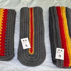 Winter Scarf in Kansas City Chiefs colors #8