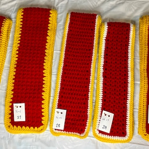 Winter Scarf in Kansas City Chiefs colors #26