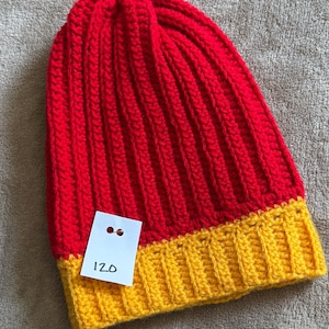 Winter Hat in Kansas City Chiefs colors #120