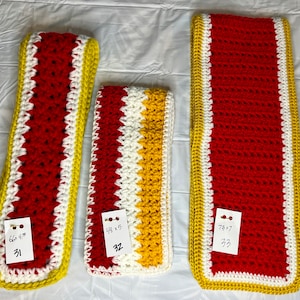 Winter Scarf in Kansas City Chiefs colors #31