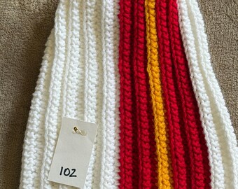 Winter Hat in Kansas City Chiefs colors #102