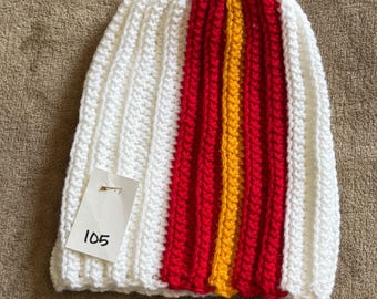 Winter Hat in Kansas City Chiefs colors #105