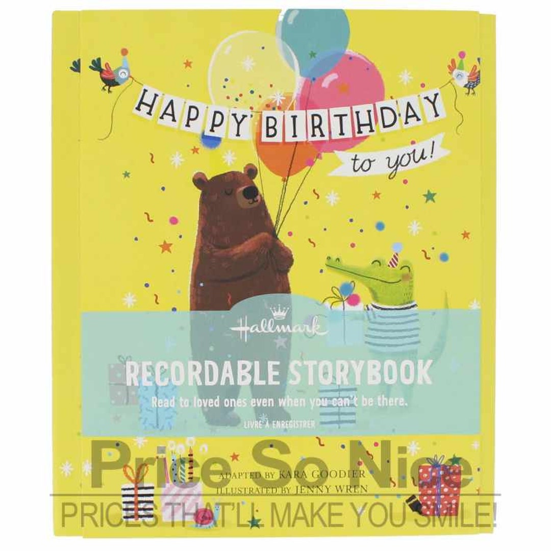 Hallmark Happy Birthday to You Recordable Storybook Etsy