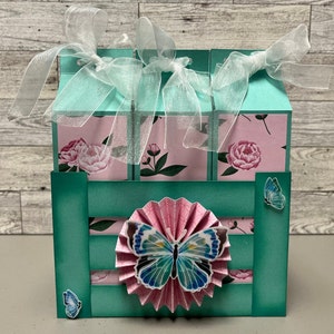 Milk Carton Gift Boxes with Matching Crate / 2 in 1 gift boxes / Mother's Day / Gift Boxes  / Keepsake Boxes
