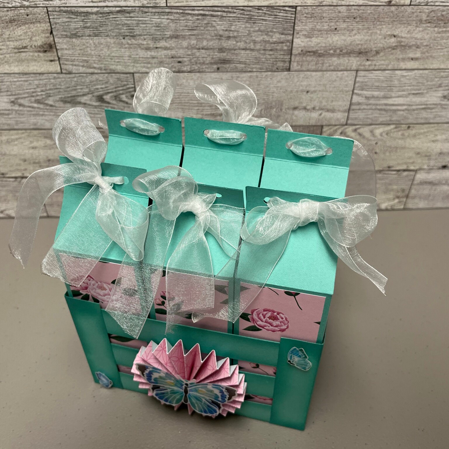 Milk Carton Gift Boxes With Matching Crate / 2 in 1 Gift Boxes / Mother ...