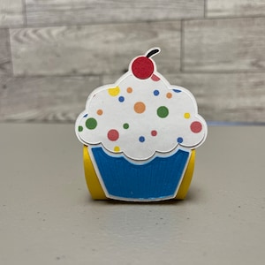 Mini Cupcake Treat Boxes: Birthday Party Favors, Set of 15