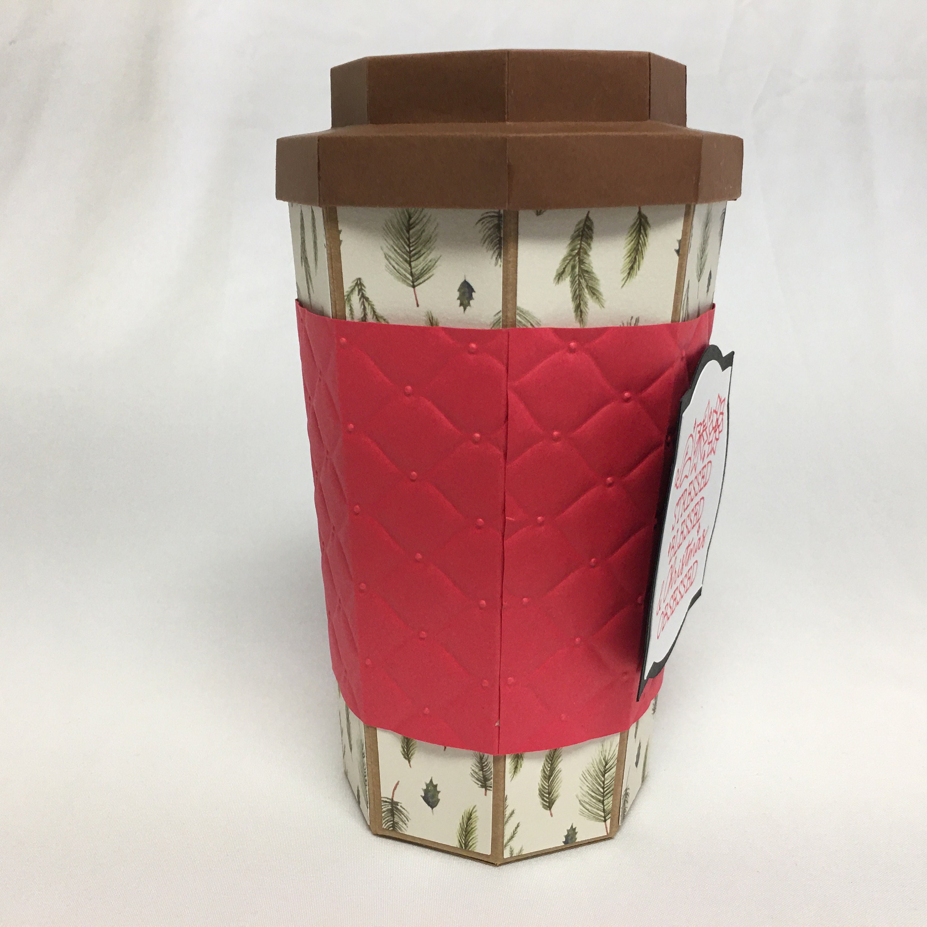 3D Coffee Cup, 3D Paper Coffee Cup, 3D Coffee Gift Box / Favor Box