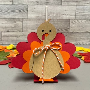 Turkey Lollipop Holders: Thanksgiving Party Favors, Set of 20