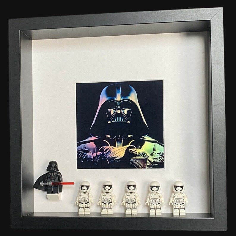 Star Wars Themed Artwork Picture Frame Metallic Print With | Etsy