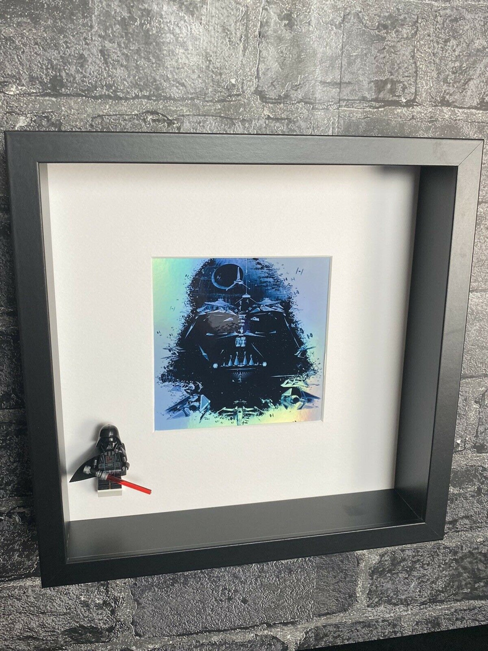 Star Wars Themed Artwork Picture Frame Metallic Print With Etsy